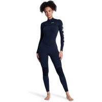 Kvinders Swell Naturlig 3/2mm Chest Zip Våddragt